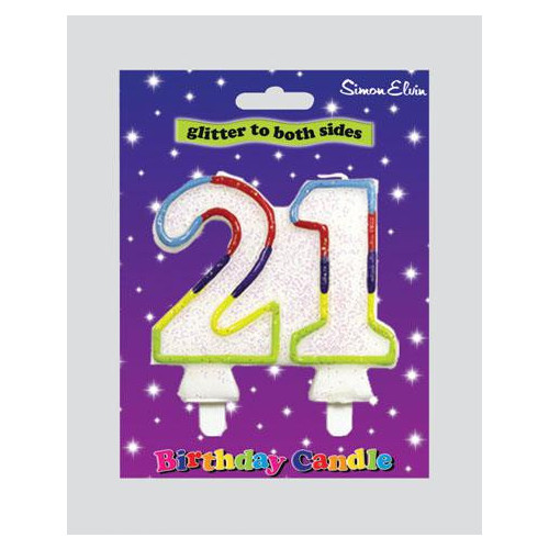 Candles, Simon Elvin Milestone Multi Coloured Age 21