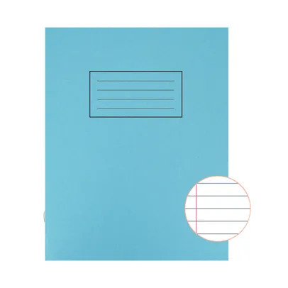 Silvine Exercise Book – 229 × 178mm, Blue, Ruled | Suman Brothers