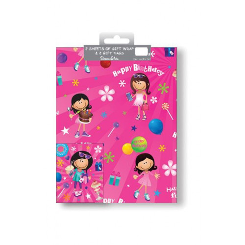 Gift Wrap (Packaged) & Tags - Juvenile Female