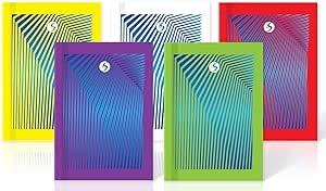 Notebook, A6, 'Daze' Design, Casebound Assorted